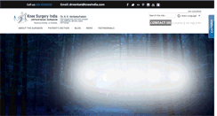 Desktop Screenshot of kneeindia.com